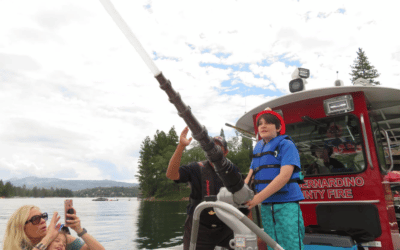 End of lake season activities for Rim Special Athletes