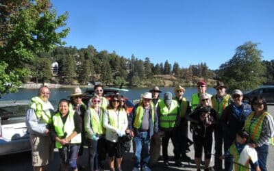 Volunteers clean up around Lake Gregory