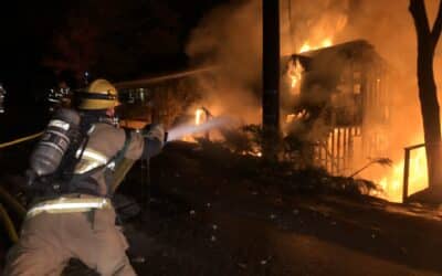 Fires destroy homes in two locations