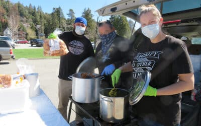Feeding vets and homeless