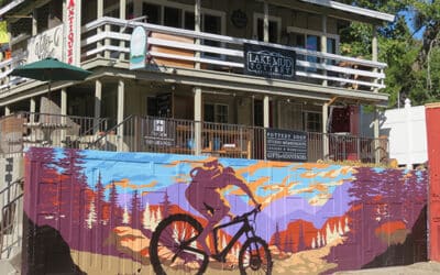 Crestline mural celebrates mountain biking