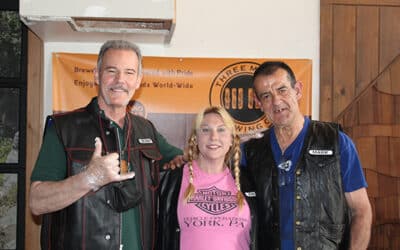 Celebrating the opening of the taproom