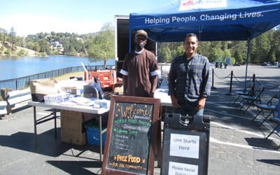 Community Action Partnership distributes food