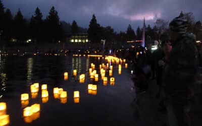 Water Lantern Festival reflects positivity