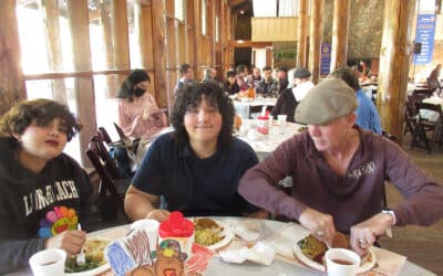 Thanksgiving was a community event on the mountain