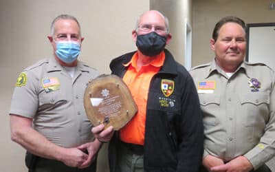 Search and Rescue team member honored for 38 years of service