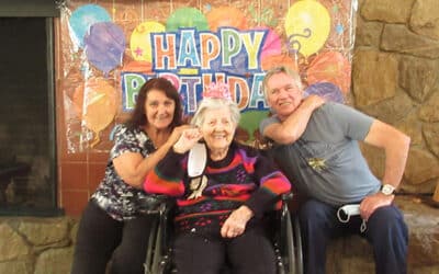 Theresa Horsfield celebrates 103 years