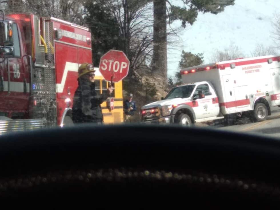 School bus crash on State Route 18 | Alpine Mountaineer News February ...