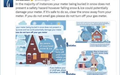 The final word: Clear the snow away from your gas meter