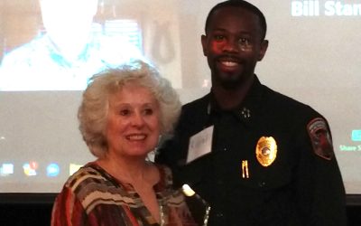 Dyberg honored for fire prevention work