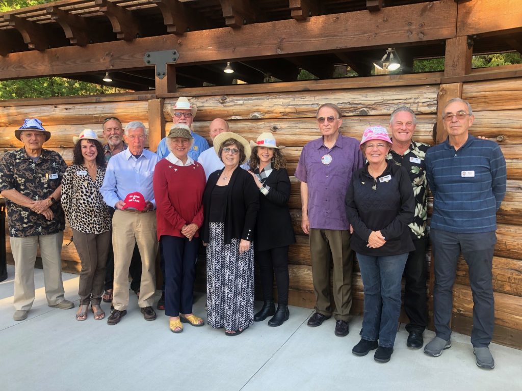 Lake Arrowhead Mountain Sunrise Rotary installation (Photo by Mary-Justine Lanyon)