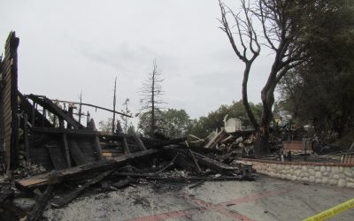Second-alarm fire destroys Lake Arrowhead homes
