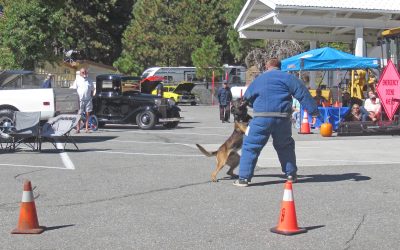 Boomer gets the bad guy at CHP open house