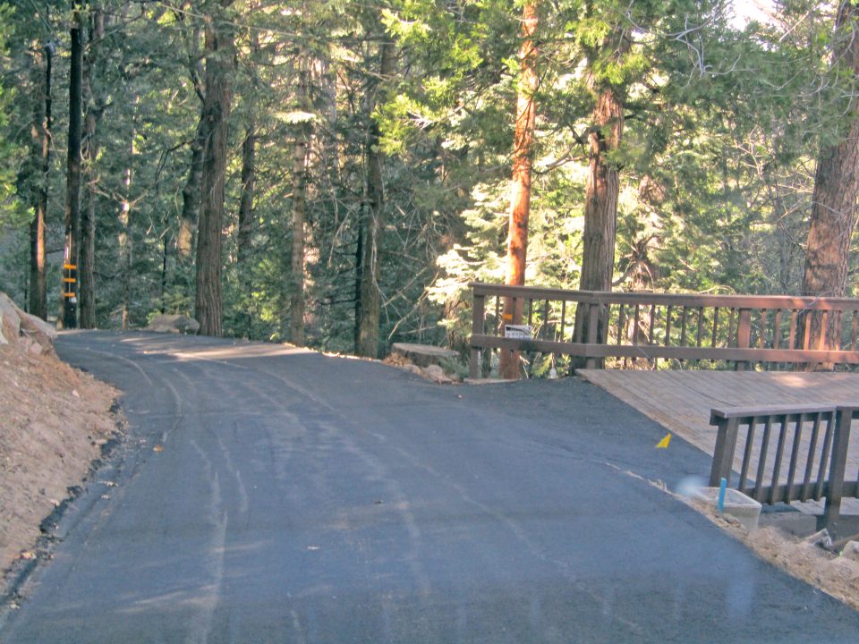 The new roadway connects seamlessly with the driveways on Mercury Way in Skyland.