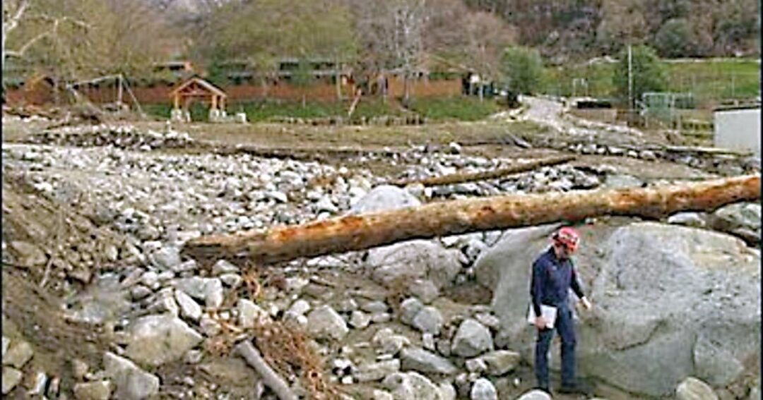 The aftermath of the Waterman Canyon mudslide at the St. Sophia Church Camp. (Contributed photos)