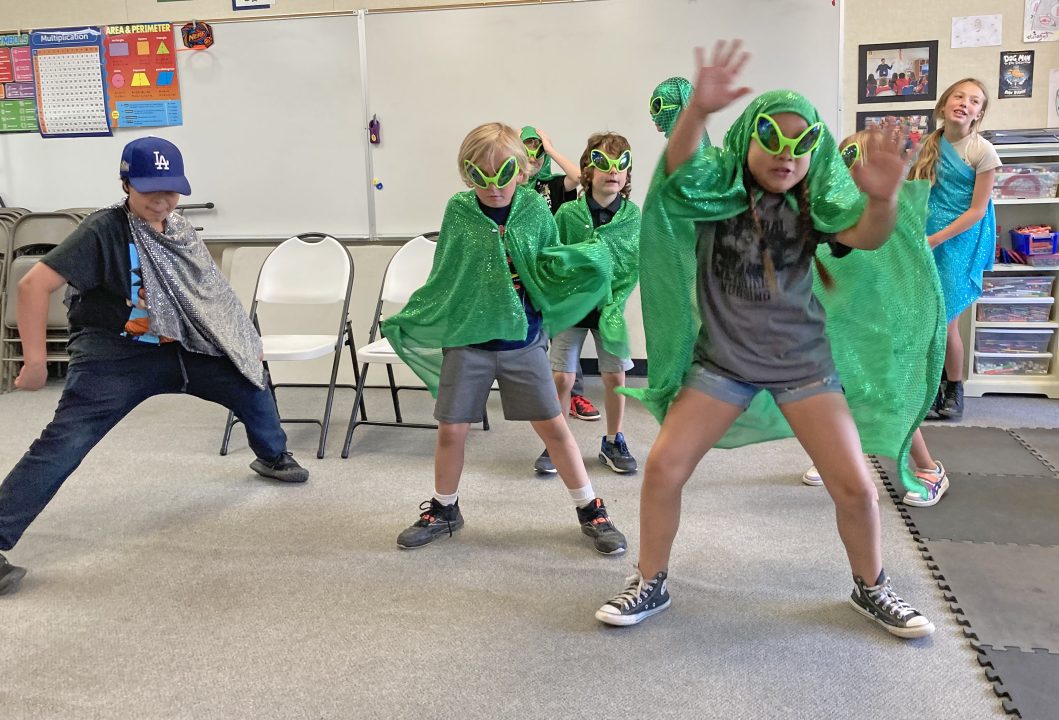 Adrianne, Lisa, Julia, Melissa and Adrianna from Glendora and Orange County enjoyed last year’s Brewfest at Tavern Bay Beach Club so much they couldn’t resist attending this year’s event. (Photos by Douglas W. Motley) Children in alien costumes perform a fun dance.