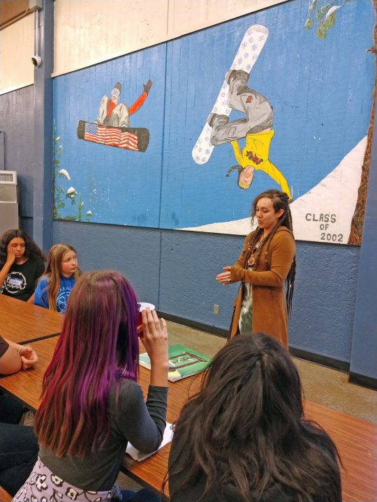 “Find the fire in your belly” was the advice from artist Lyndian Uhler.