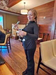 Delaney keeps those mimosa flowing