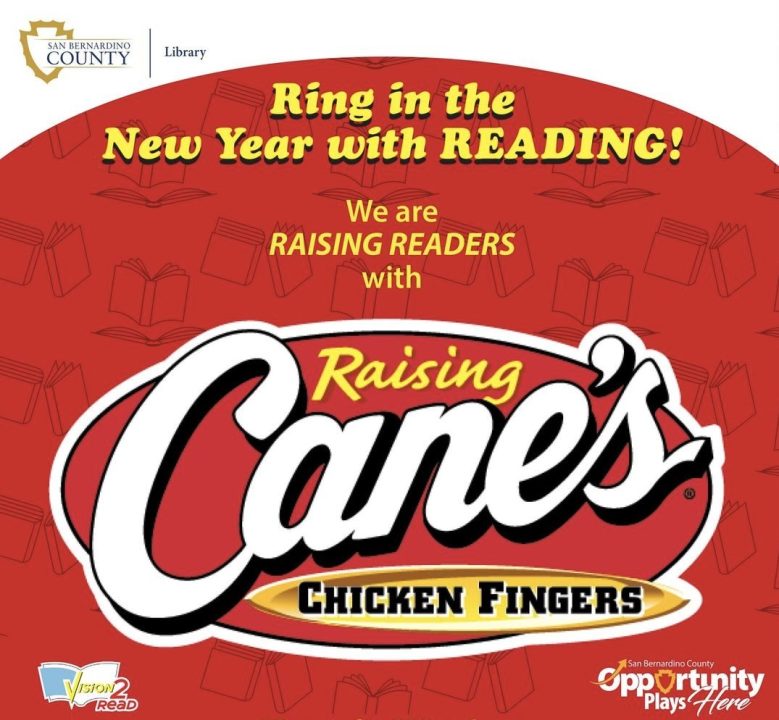 Raising Cane's and library promote reading initiative.