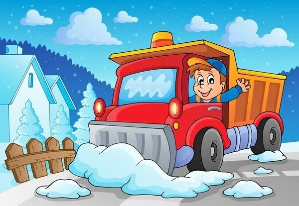 Adrianne, Lisa, Julia, Melissa and Adrianna from Glendora and Orange County enjoyed last year’s Brewfest at Tavern Bay Beach Club so much they couldn’t resist attending this year’s event. (Photos by Douglas W. Motley) Cartoon snowplow truck clearing snowy road with driver