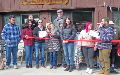 Ribbon cutting celebrates with block party