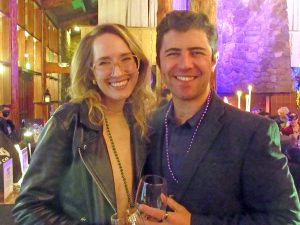 Crestline couple Rachael and Erik Schiller enjoyed their Bavarian lager.