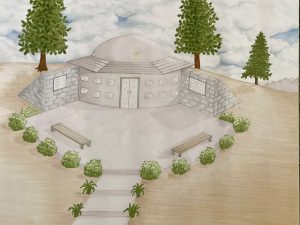 Artist’s rendering of planned planetarium at Mountain Skies Astronomy Village.