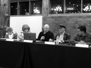 Members of the Crest Forest MAC include (l-r) Penny Shubnell, Kyle Schulty, Steve Garcia, Rick Dinon and Gilbert Flores.