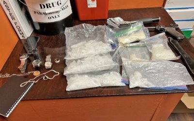 Drugs and weapons recovered 