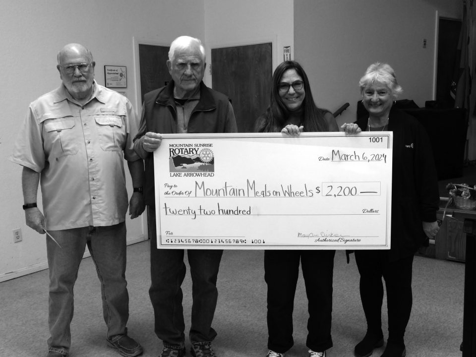 Adrianne, Lisa, Julia, Melissa and Adrianna from Glendora and Orange County enjoyed last year’s Brewfest at Tavern Bay Beach Club so much they couldn’t resist attending this year’s event. (Photos by Douglas W. Motley) Group holding large donation check for charity