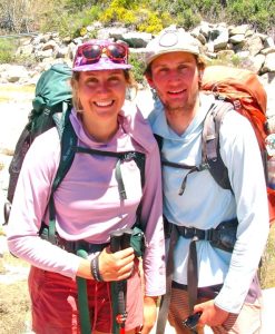 Less than two weeks into their early lifetime adventure, “thru hikers” Emma Vallon and Mel Geisler are trekking the trail’s entire 2,653-mile length. They’re from Whitefish, Montana.