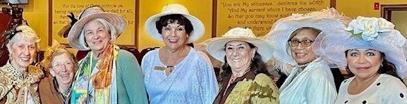 Adrianne, Lisa, Julia, Melissa and Adrianna from Glendora and Orange County enjoyed last year’s Brewfest at Tavern Bay Beach Club so much they couldn’t resist attending this year’s event. (Photos by Douglas W. Motley) Group of women in hats smiling together indoors.