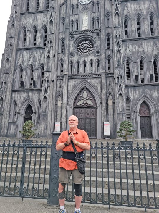 St Joseph Cathedral in Hanoi, which survived the Easter bombing in 1972.