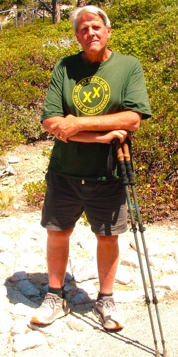 Steve Cooper, who lives in Twin Peaks, is a frequent hiker on the Children’s Forest Trail. He also visits the nearby fire lookout. In past years, Steve often ascended the 4.5-mile Exploration Trail, whose starting point is at the bottom of Keller Peak Road.