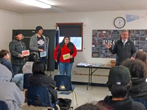 Playing the parts of a high school dropout, high school graduate and student studying beyond high school, Blake, Hunter and Maddie discover what opportunities would be available to them.
