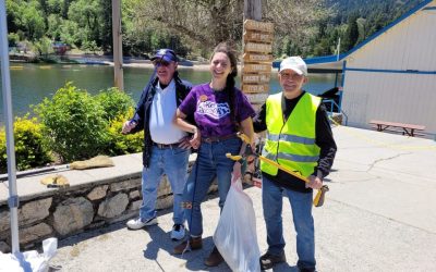 The town is cleaner thanks to volunteers