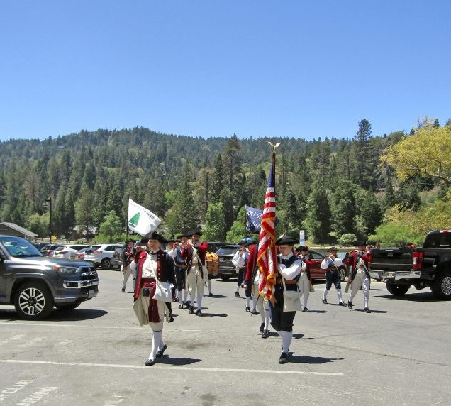 The Mountain Fifes & Drums Corps performed an extended demonstration of its precision instrumentation and musical skills.