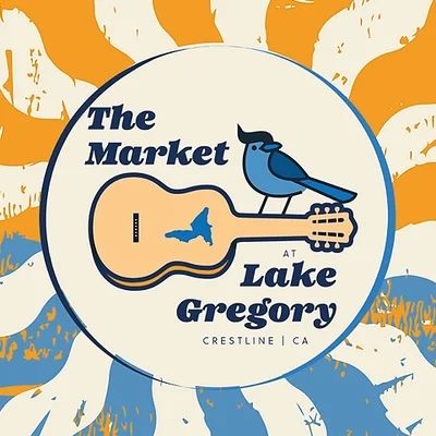 Adrianne, Lisa, Julia, Melissa and Adrianna from Glendora and Orange County enjoyed last year’s Brewfest at Tavern Bay Beach Club so much they couldn’t resist attending this year’s event. (Photos by Douglas W. Motley) The Market at Lake Gregory logo with bird, guitar.