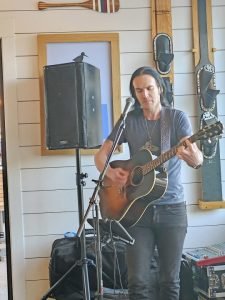 Musician Colin Reid has added Jetties Waterfront Kitchen + Drink to his list of venues where he plays. (Photo by Mary-Justine Lanyon)