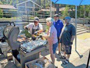 The burgers and hot dogs were a family favorite at Grillin' and Chillin'.