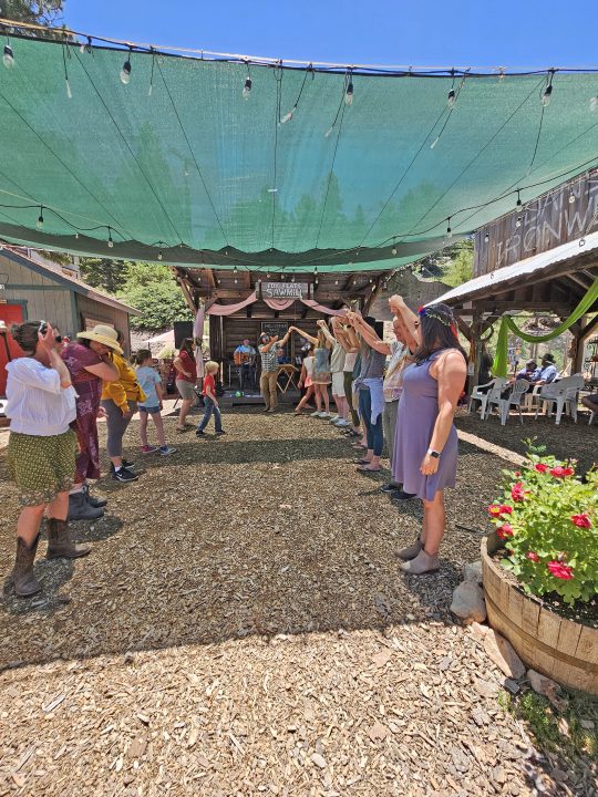 Guests then became part of the show as they learned to do several dances.