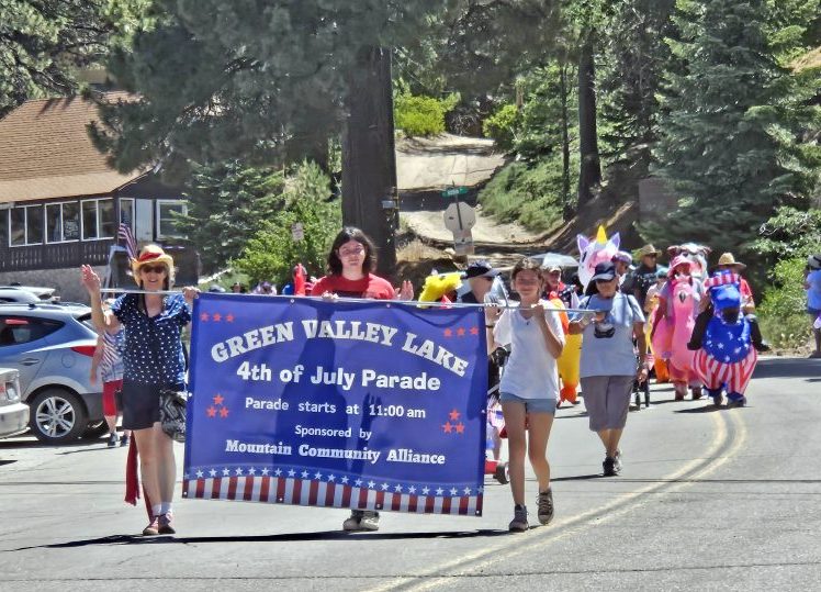 Adrianne, Lisa, Julia, Melissa and Adrianna from Glendora and Orange County enjoyed last year’s Brewfest at Tavern Bay Beach Club so much they couldn’t resist attending this year’s event. (Photos by Douglas W. Motley) Green Valley Lake Fourth of July parade celebration.