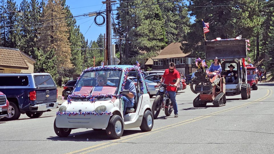 There were all sorts of vehicles in the Green Valley Lake parade.