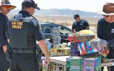 Cal Fire intercepts illegal fireworks