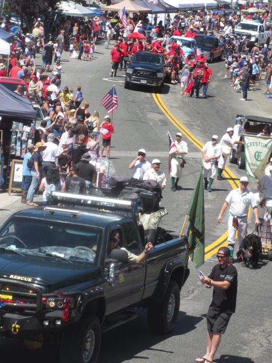 Hundreds of spectators lined the streets in Crestline to view last year's Jamboree Days parade.