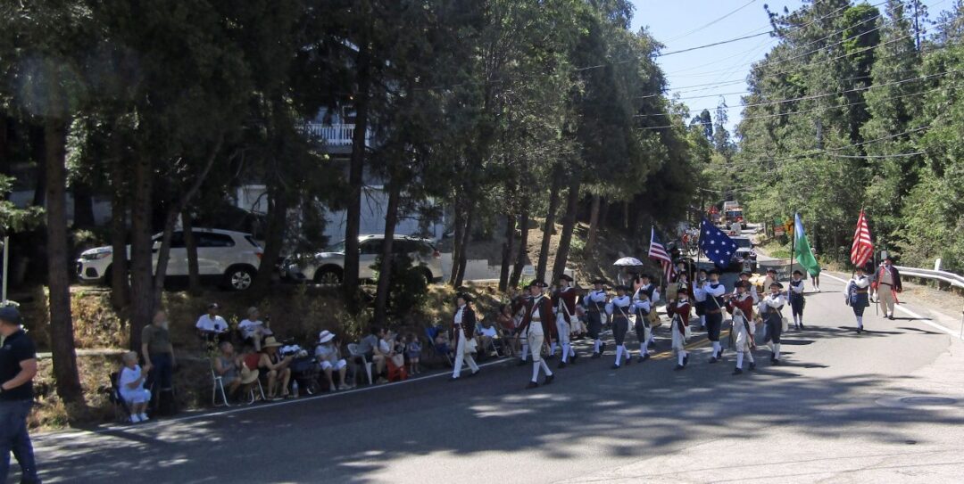 The Mountain Fifes & Drums Corps is always a crowd-pleasing marching unit.