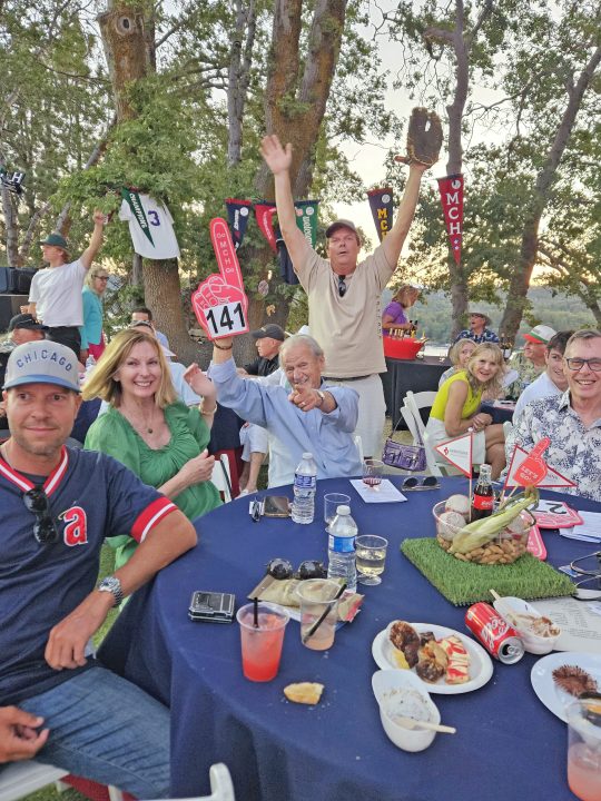 Adrianne, Lisa, Julia, Melissa and Adrianna from Glendora and Orange County enjoyed last year’s Brewfest at Tavern Bay Beach Club so much they couldn’t resist attending this year’s event. (Photos by Douglas W. Motley) People at outdoor event, enjoying food and drinks.