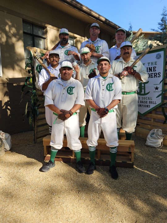 Members of the Crestline Highlanders were the special guests at Le Grand Picnic.