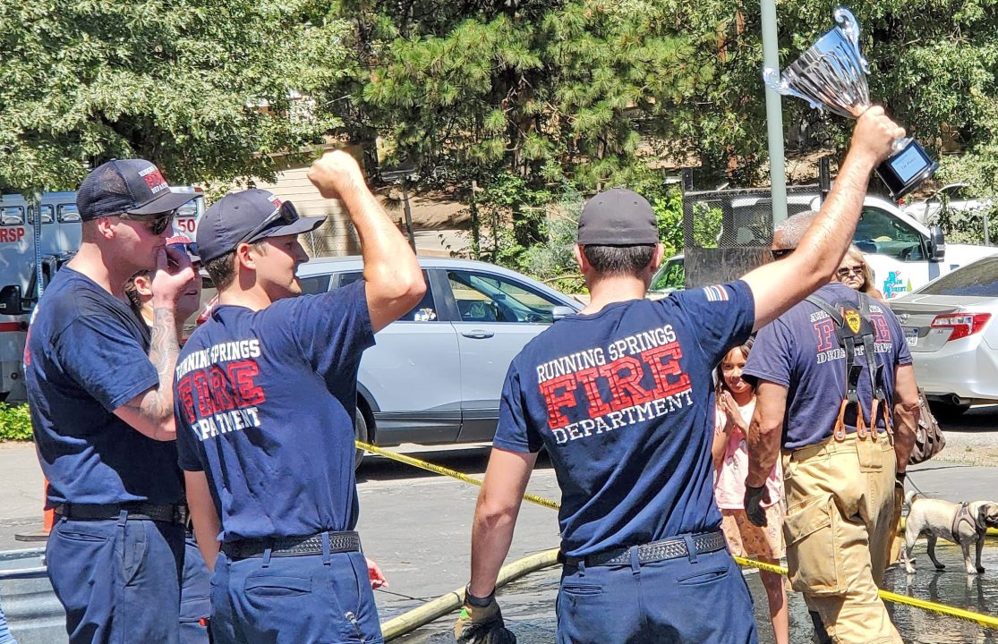 The Running Springs Fire Department took back their bucket brigade crown last year. Will they retain it this year?
