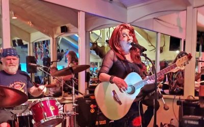 Songstress makes her way around town.